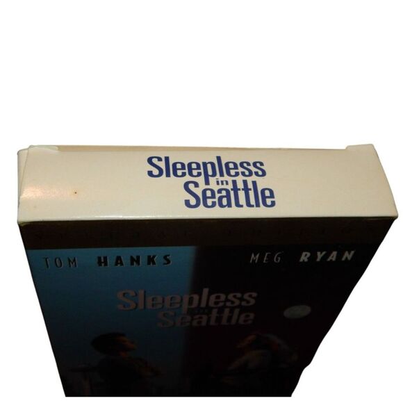 SLEEPLESS IN SEATTLE vintage VHS in original paper case Tom Hanks Meg Ryan - Picture 6 of 10